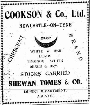 Cookson & Company Ltd, Paint, Advert, HK Telegraph 31.5.1924