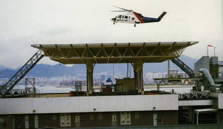 Shun Tak Macau Helicopter Terminal Helicopter Image From HK High IDJ