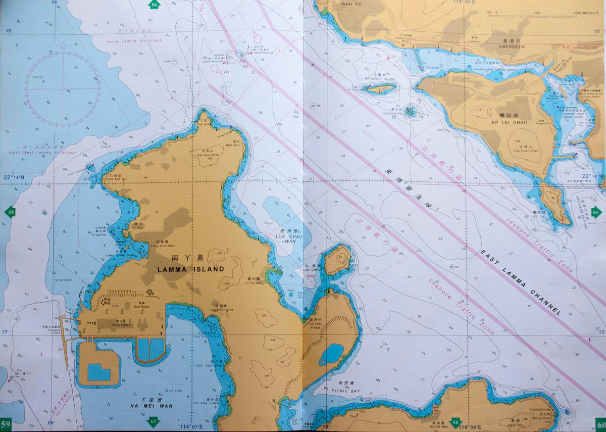 Lamma North Marine Map Andy Cattrell