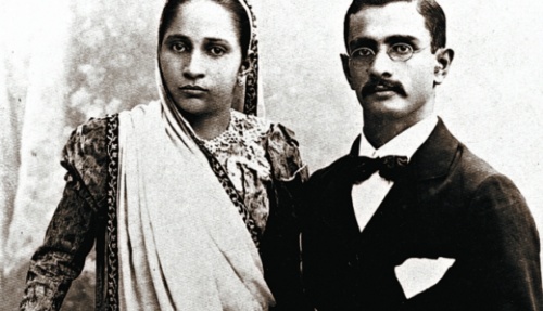 Jehangir Ruttonjee and his wife Banoo