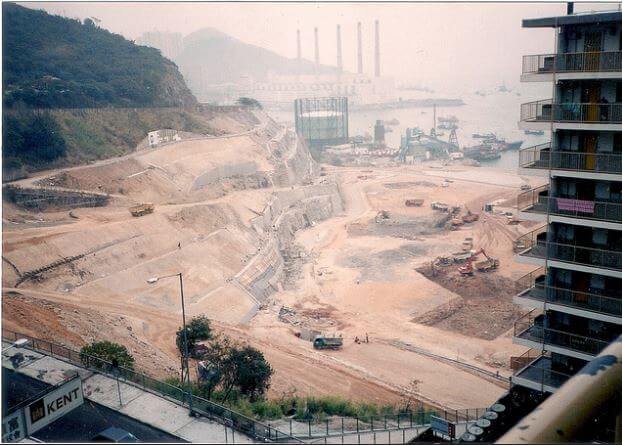 Aberdeen Town Gas Gasometer 1988 Kellet Bay Wah Kwai Estate Under Under Construction Flickr Photo, Felix Fong