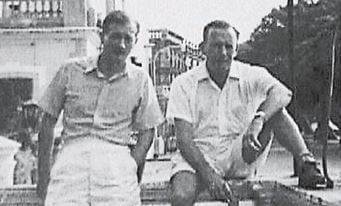 H.J. Cowie And New Zealnd Importer Morris Yock In HK In 1955 York Lo