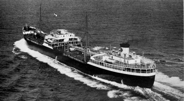 Anglo Saxon Petroleum Compay Ship Velutina 1951 Grace's Guides