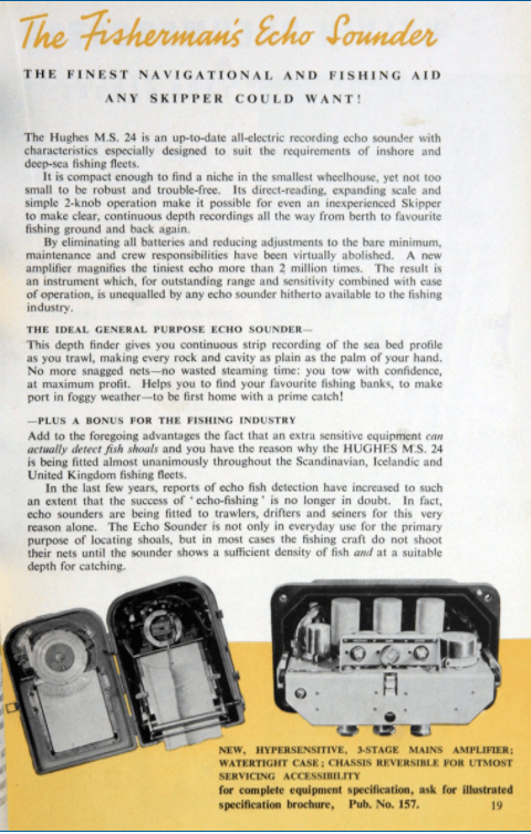 Kelvin Hughes Advert 1951 Courtesy Grace's Guides
