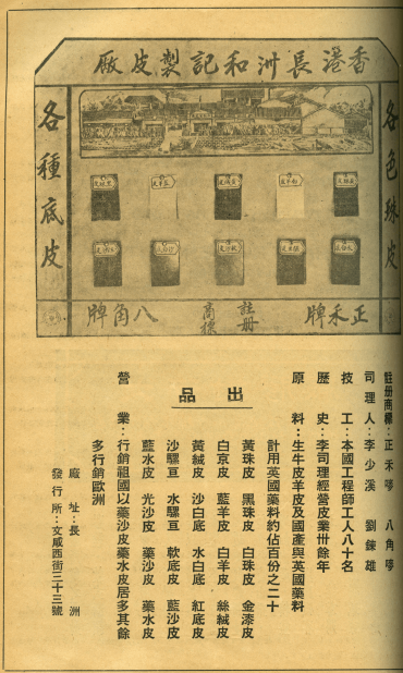 Cheung Chau Woo Kee Leather Factory Undated HK Memory