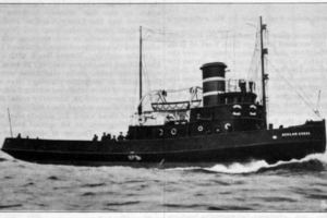Hall, Russell & Company, 1933 The Oil Electric Tug Acklam Cross Grace's Guides