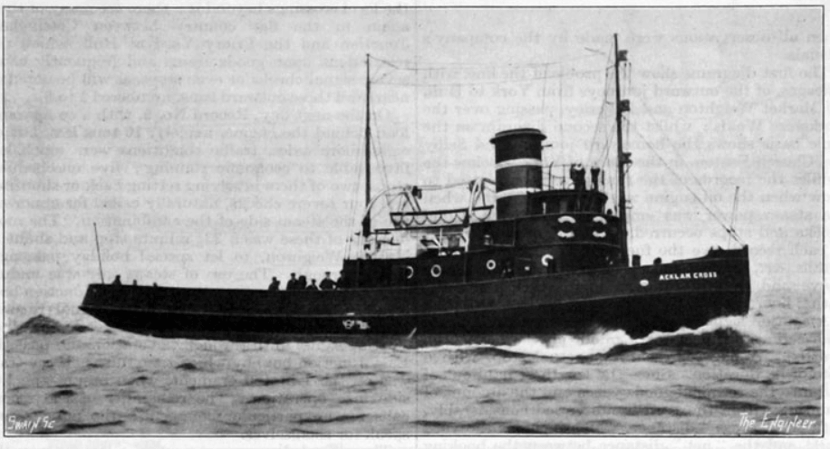 Hall, Russell & Company, 1933 The Oil Electric Tug Acklam Cross Grace's Guides