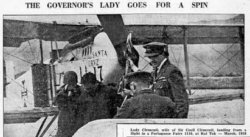 5 Lady Clementi Leaves A Portuguese Naval Service Fairey 111D After A Flight From Macao