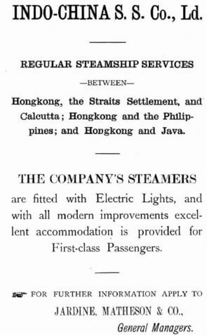 Indo-China Steam Navigation Co Ltd 1923 advert wikipedia